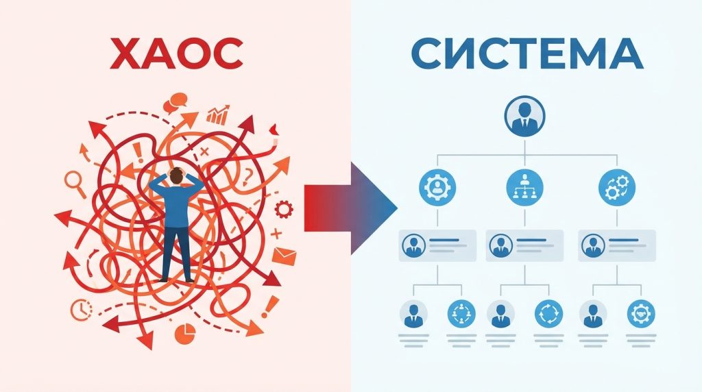 Управление бизнесом — переход от хаоса к системе