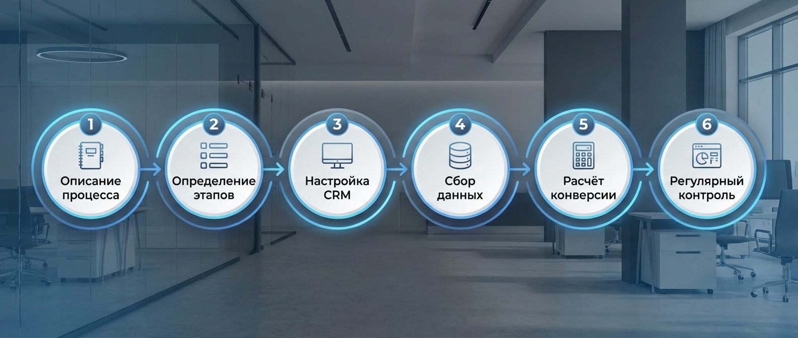 6 шагов построения воронки продаж: от описания процесса до регулярного контроля