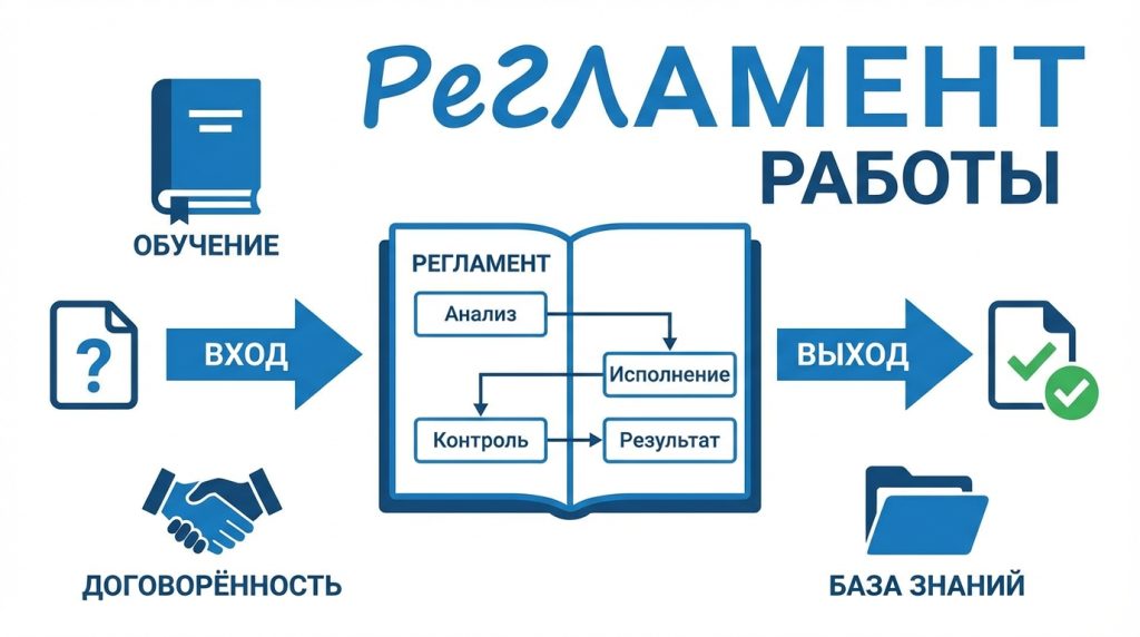 Регламент работы: до и после внедрения