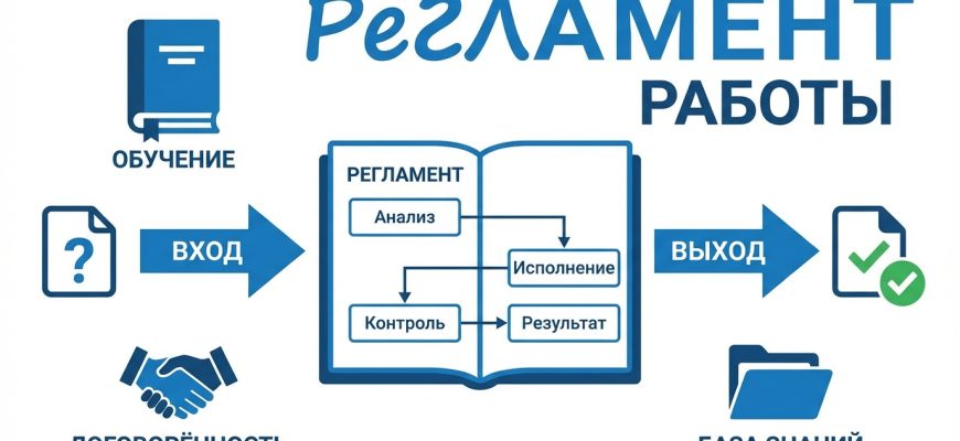 Регламент работы: до и после внедрения