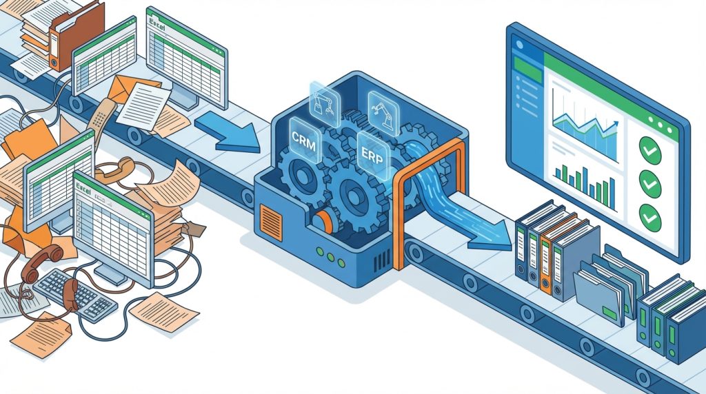 Автоматизация бизнеса: как хаос ручных процессов превращается в структуру