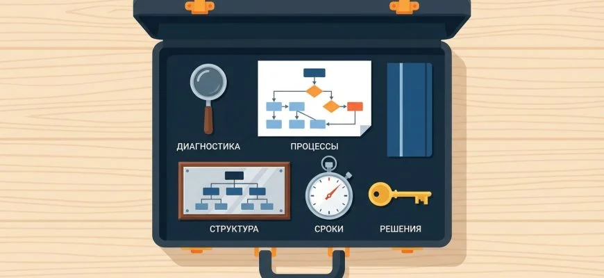 Консалтинговая компания — инструменты диагностики и внедрения для бизнеса
