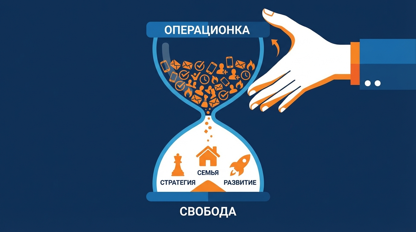 Как освободить время собственника бизнеса — от операционки к стратегии