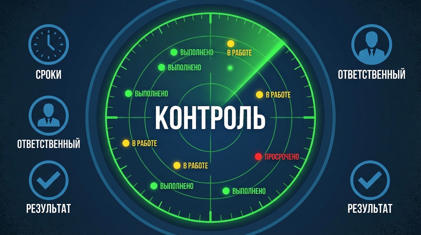 Контроль исполнения поручений — система отслеживания задач