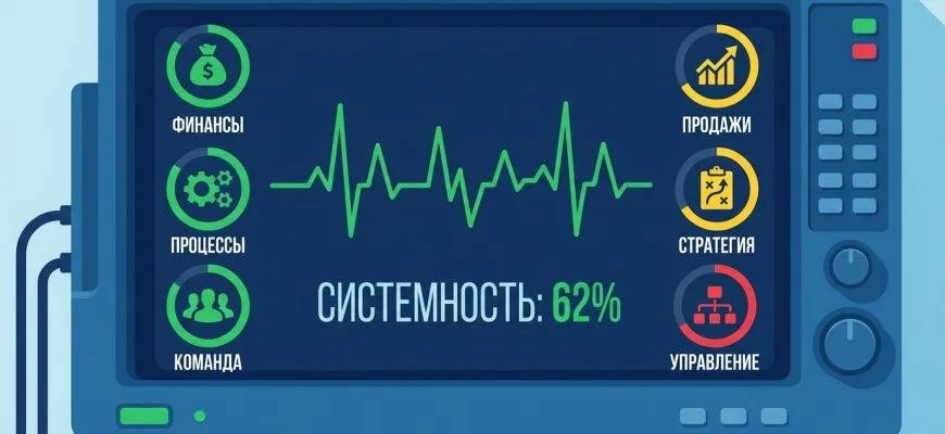 Диагностика бизнеса — 7 областей проверки и процент системности