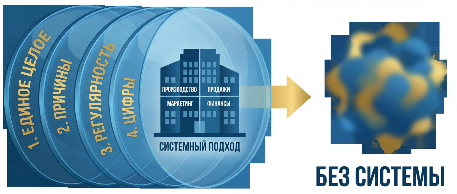 4 принципа системного мышления собственника: видеть целое, искать причины, ритм управления, решать на цифрах