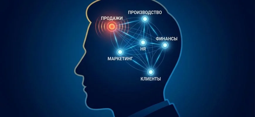 Системный подход в бизнесе: бизнес как взаимосвязанная нейросеть отделов