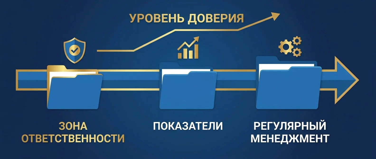 Глубина должностной инструкции директора зависит от уровня доверия
