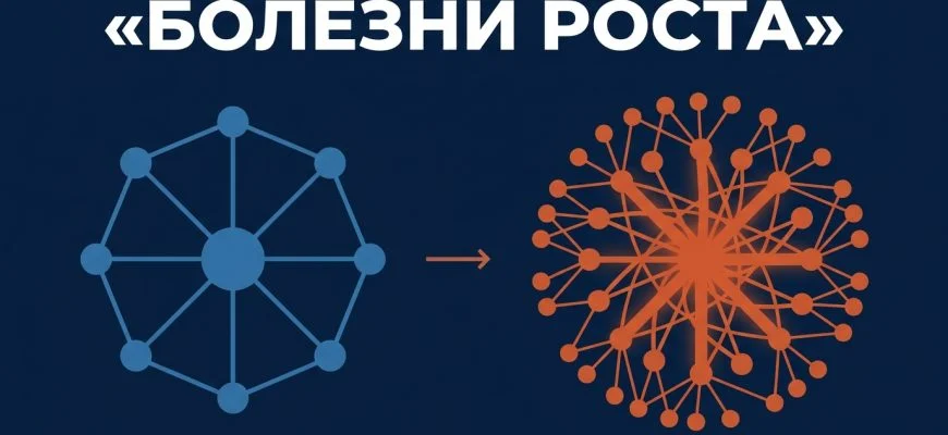 Болезни роста компании: то, что работало на команде из пятнадцати человек, перестаёт работать на пятидесяти