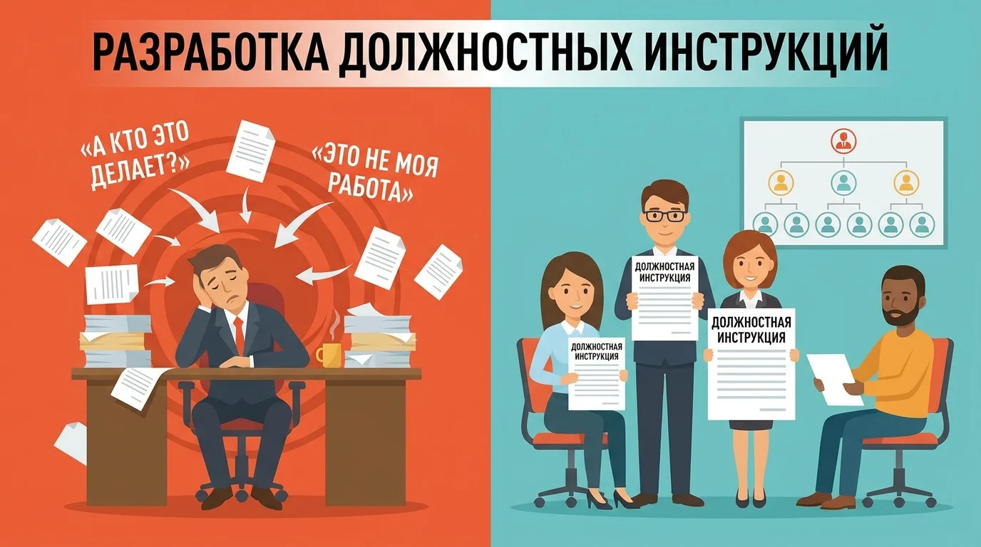 Разработка должностных инструкций под ключ для компании