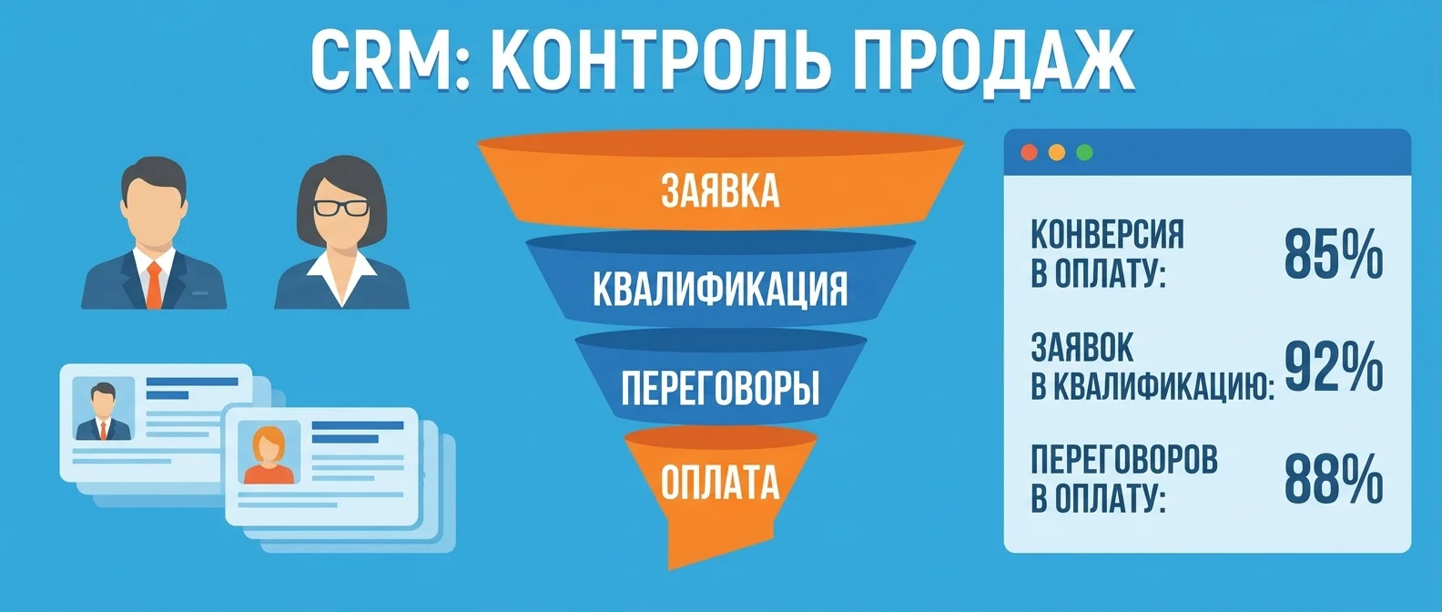 CRM-система для управления продажами и клиентами