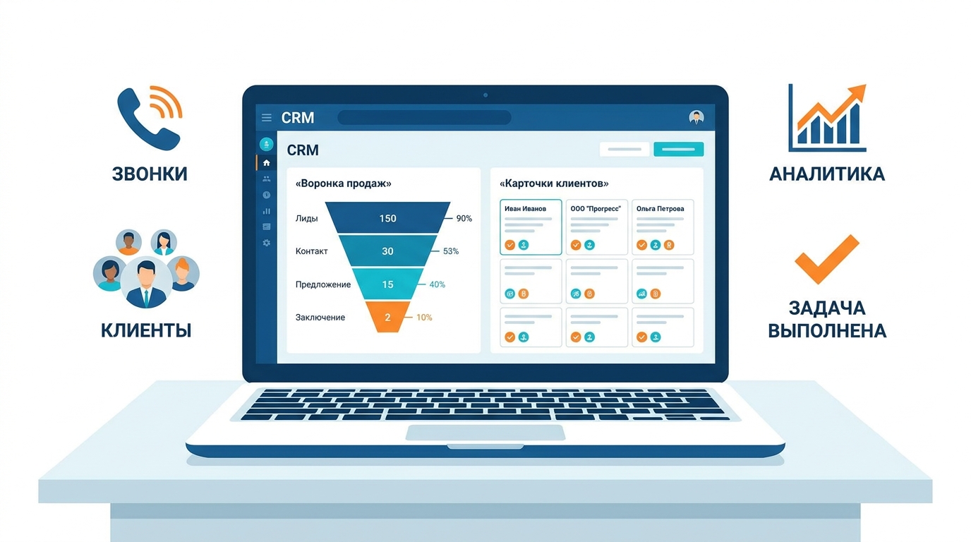 Как выбрать и внедрить CRM — система продаж под бизнес
