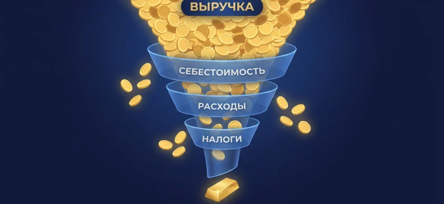 Отчёт о прибылях и убытках: как из выручки формируется чистая прибыль