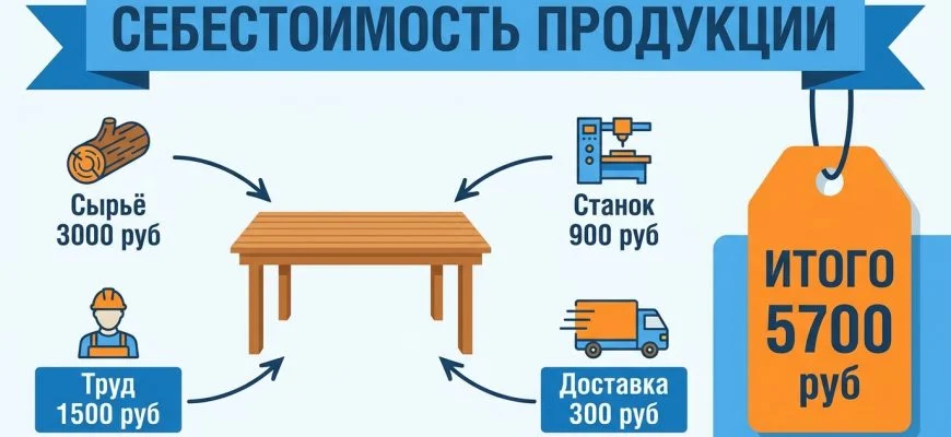 Себестоимость продукции — из чего складывается и как посчитать