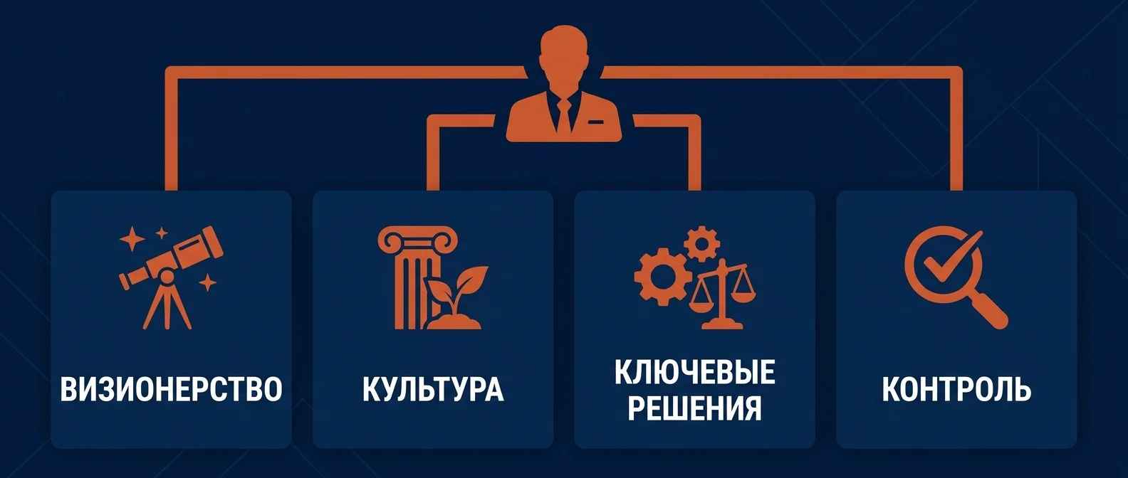 Четыре функции, которые остаются за собственником после выхода из операционного управления