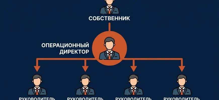 Операционный директор управляет текущей деятельностью: руководители, ритм, ресурсы, сроки