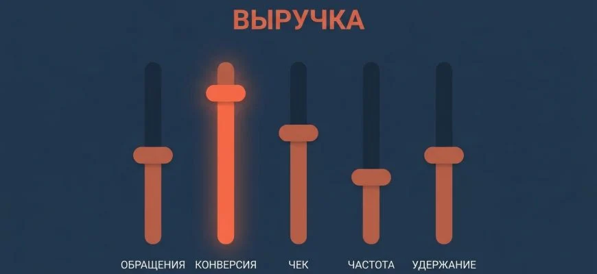 Увеличение выручки: пять рычагов роста и выбор самого дешёвого