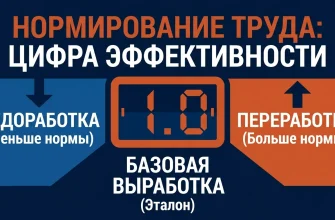 Нормирование труда: цифра, относительно которой видно, сделана ли работа нормально