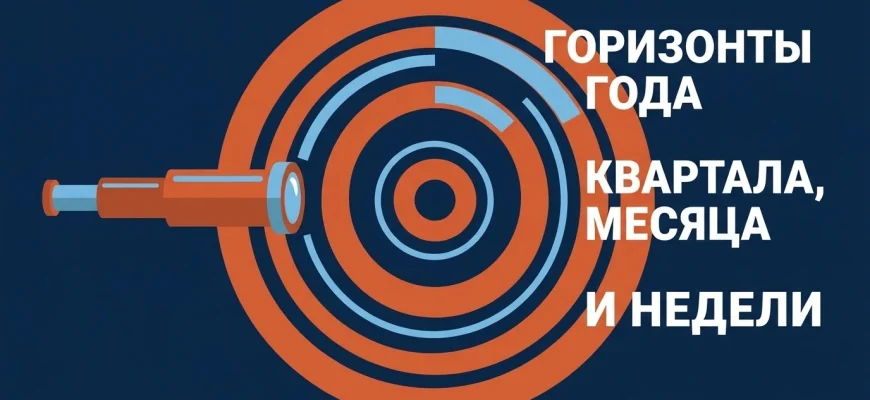 Планирование деятельности организации: горизонты года, квартала, месяца и недели