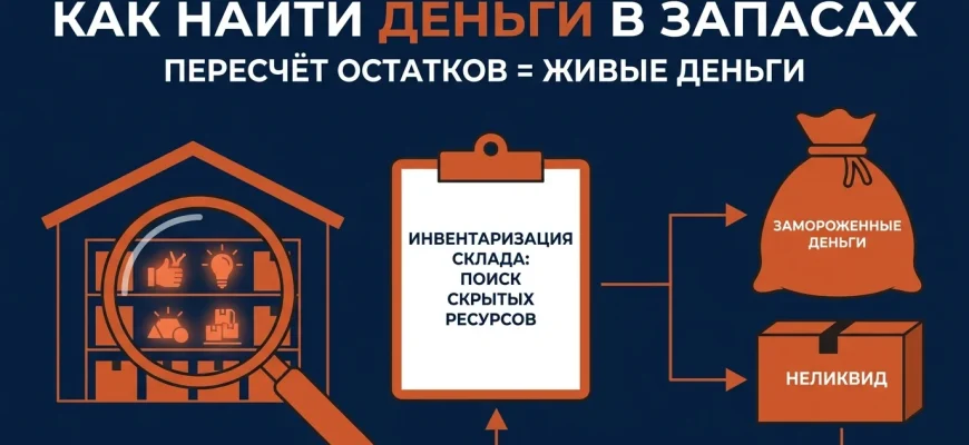Инвентаризация склада: что показывает пересчёт остатков и сколько денег лежит мёртвым грузом