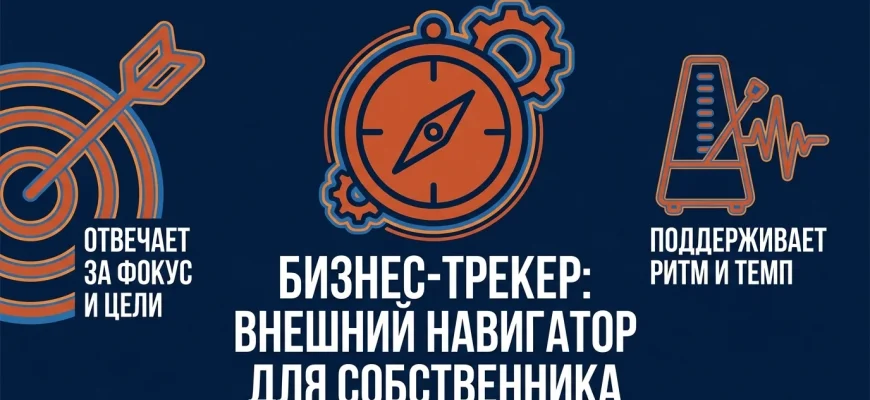 Бизнес-трекер: внешний человек, который отвечает за фокус и ритм собственника