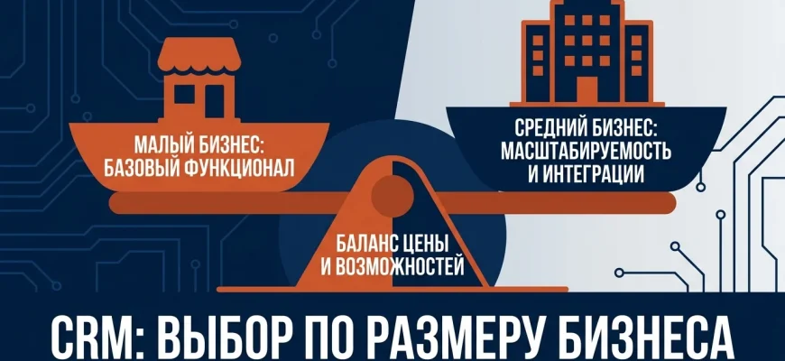 CRM для малого и среднего бизнеса: что нужно на каждом размере компании