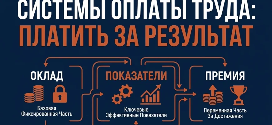 Системы оплаты труда: оклад, премия и показатели, которые их связывают