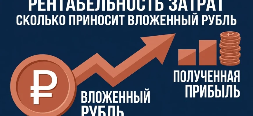Рентабельность затрат: сколько прибыли приносит вложенный рубль