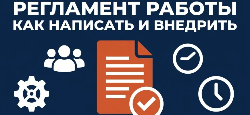 Регламент работы: до и после внедрения