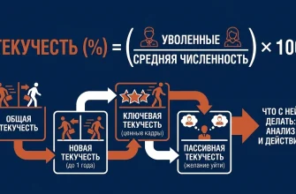 Текучесть кадров: формула расчёта и разбор по группам