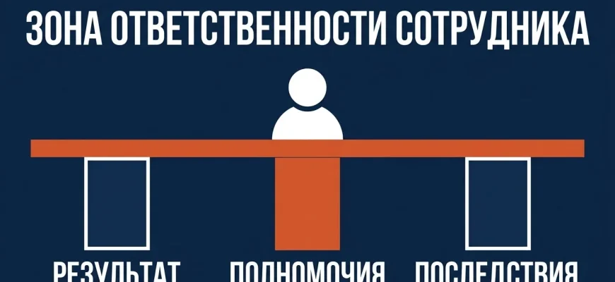 Зона ответственности сотрудника: результат, полномочия и последствия